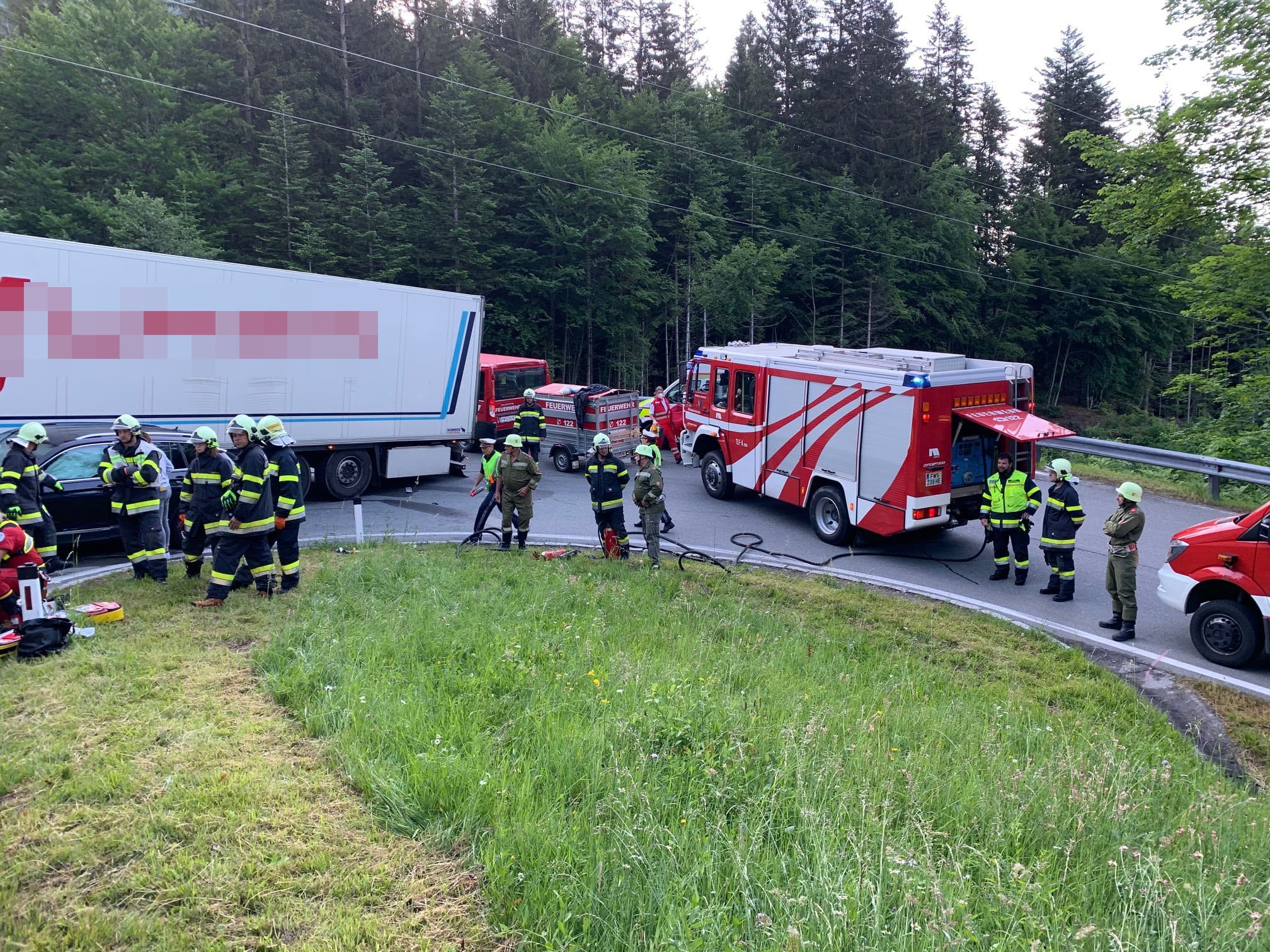 Schwerer Verkehrsunfall
