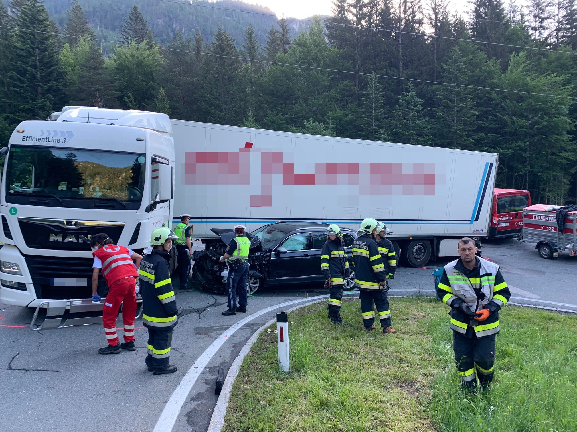 Schwerer Verkehrsunfall