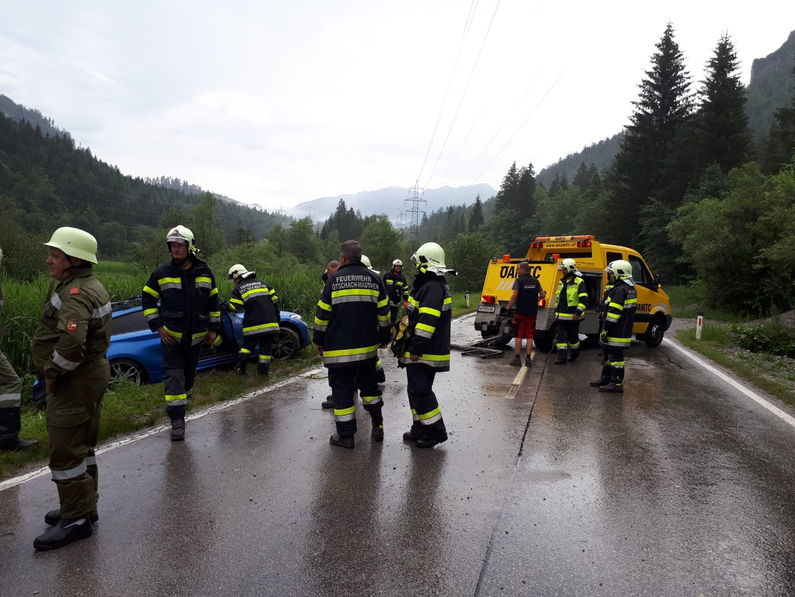 Verkehrsunfall am Gailberg